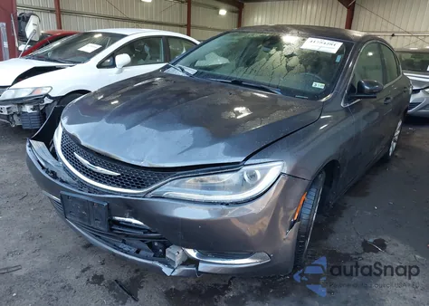2015 Chrysler 200 Limited z USA, uszkodzony, nr VIN 1C3CCCAB0FN602239